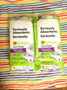 Tidy Cats Breeze Multi-Cat Strength Refill Pads 2 Pack 16 TOATL