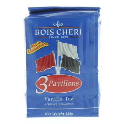 Bois Cheri Trois Pavillons - Vanille Geschmack - loser Schwarztee (125g)