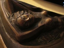 Schwere Bronze Figur weiblicher Akt Frau Mädchen signiert unbekannt datiert 1977