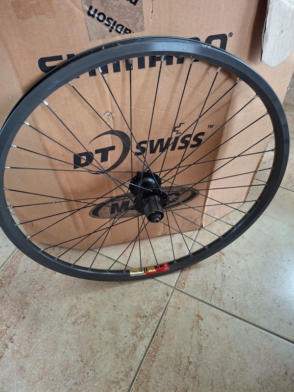 Mavic D521 36 26" Front Wheel Grey with Shimano Disk Brake Unused