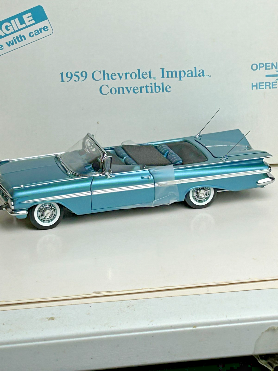 1959 Chevrolet Impala Convertible 模型 Danbury Mint 1:24 Scale Diecast 1959 Chevrolet Impala Convertible