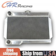 Aluminum Radiator For Rover Mg Mgb Gt Nib Manual Mt 1962-1974 73 72 71 70 69 68