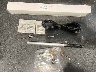 NEW ORIGINAL HIRSCHMANN BMW E30 MANUAL CHROME AERIAL ANTENNA 65219058338 672MM