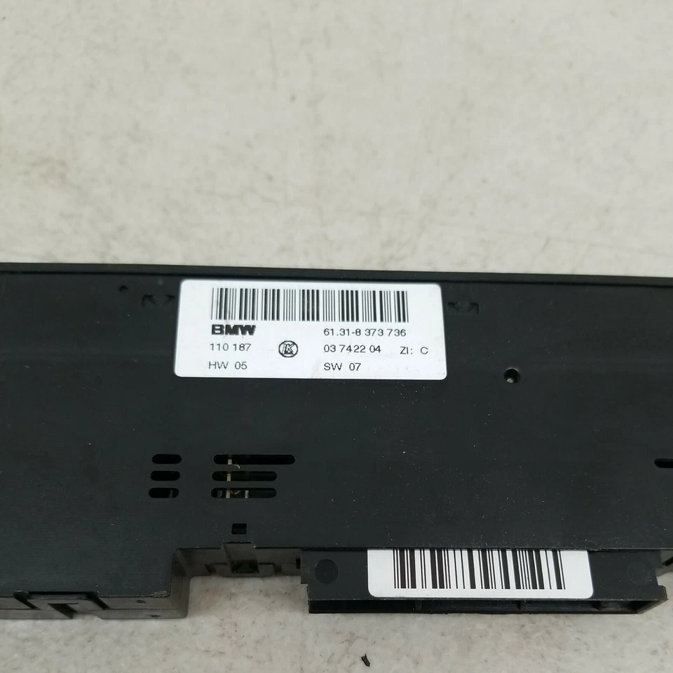 BMW X5 2002 tablero central DSC asiento térmico puerta levadiza interruptores OEM 03742204 Foto 4 de 4