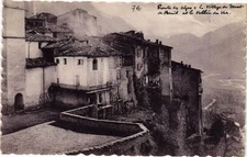 Old postcard Routes des Alpes-The village of TOUETr de BEUIL and the Var Valley (262025)