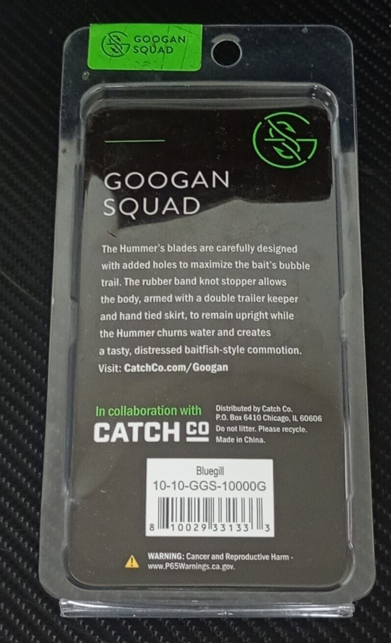 Googan Squad HUMMER BUZZBAIT Fishing Buzz Bait - Bluegill, 1/2oz - Image 2