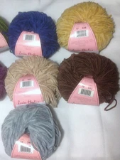 Louisa Harding Nerissa 100% Cotton Chenille Yarn Loom Knit Crochet FRS