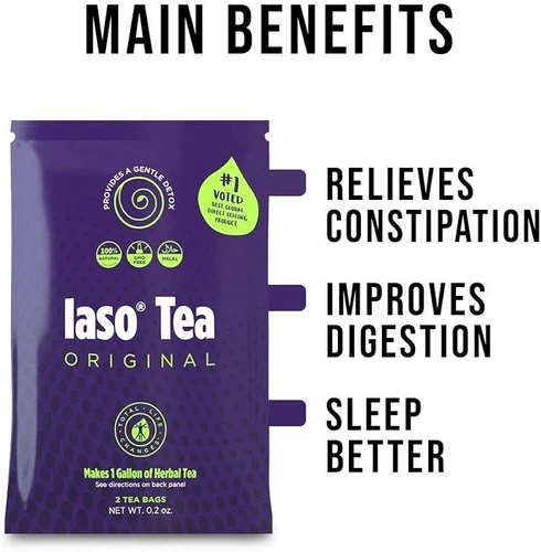 Iaso Tea - All Natural 100% Organic Detox Tea Cleanse and Detox1 Month supply
