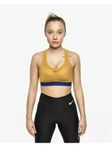 Nike Motion Adapt 2.0 High Support Sports Bra (Gold) XS BNWT BV3781 727 Genuine