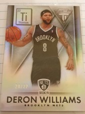 2013-14 Panini Ti Deron Williams Titanium parallel ed/22 Brooklyn Nets