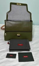 Women's Tumi Arona Satchel Leather Purse Green