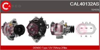 Casco Lichtmaschine Generator 70A 12V FüR Toyota Hiace IV Bus 2.4 TD 4WD