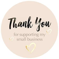 Easykart 400 Thank You for Supporting My Small Business Sticker 400 Stickers