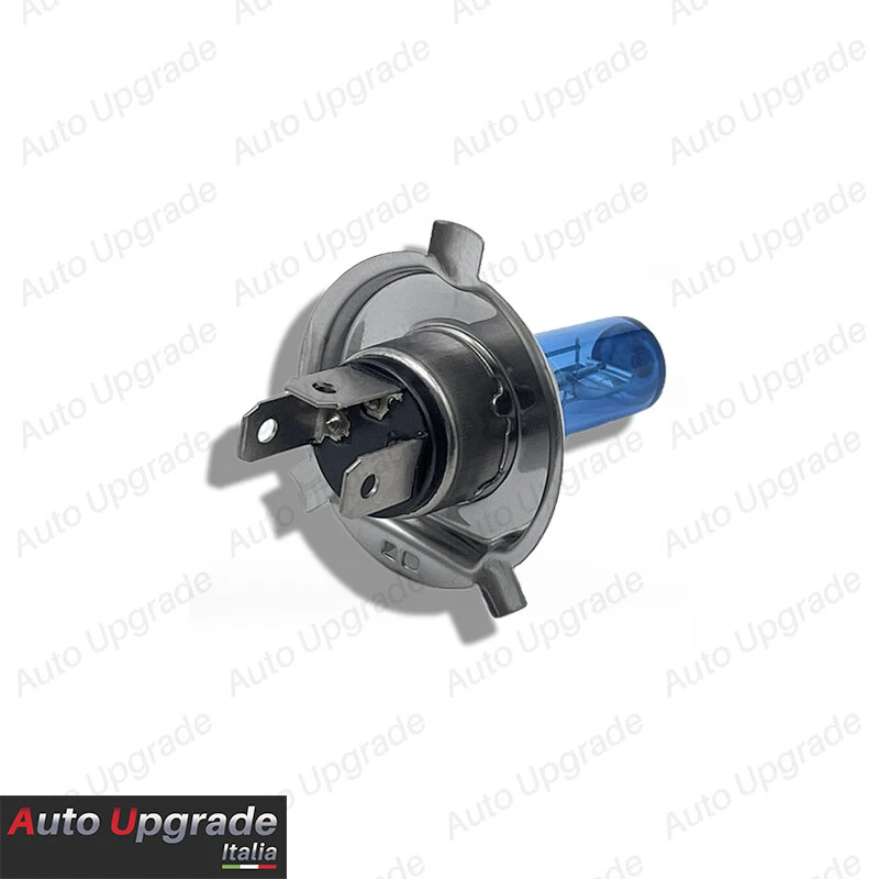 COPPIA 2 LAMPADINE H4 PER FIAT PUNTO EVO EFFETTO XENON LED BIANCHE ULTRALUMINOSE - Immagine 4 di 4