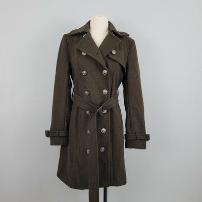 hunter green pea coat