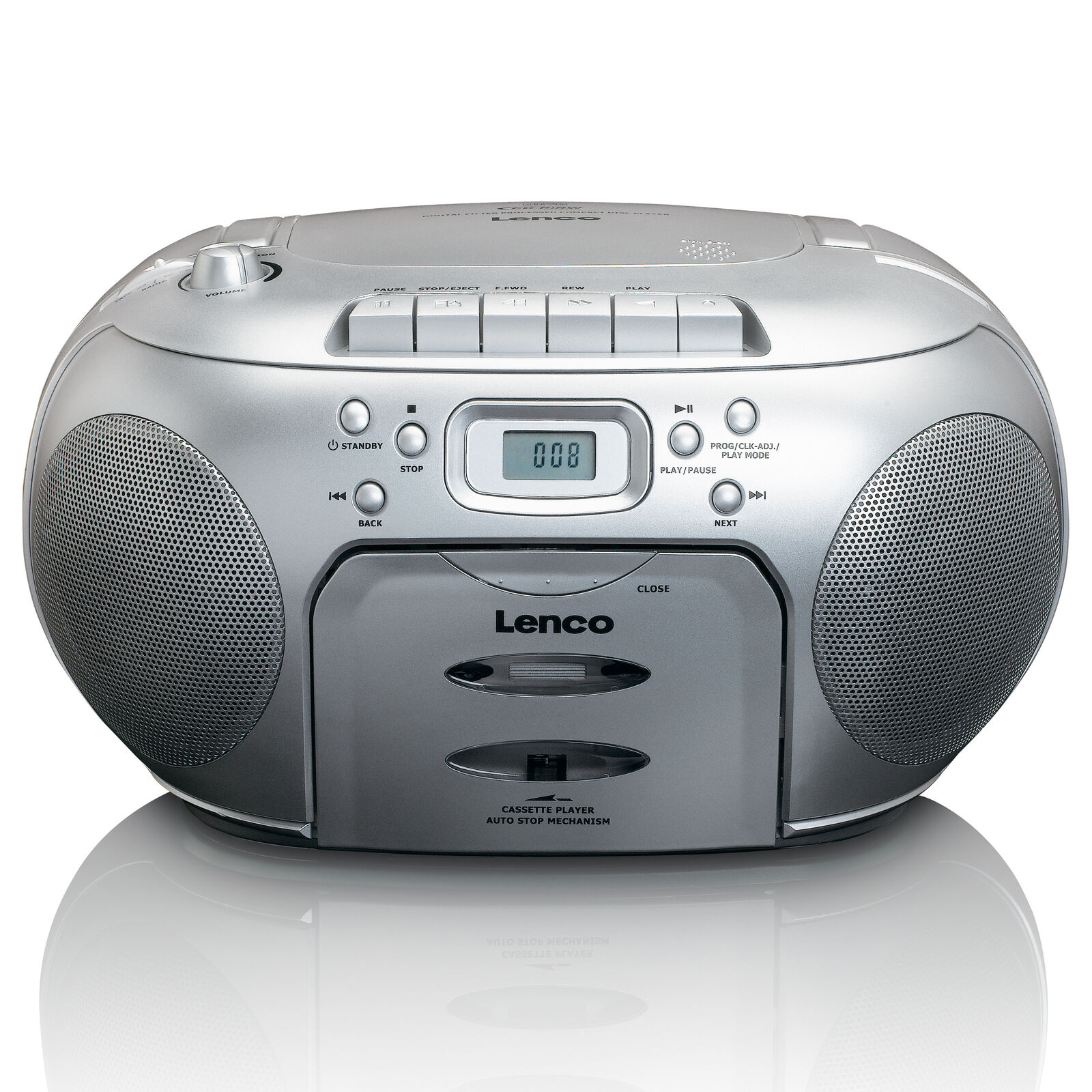 Thumbnail - Lenco Scd-420 - Tragbares Fm-radio Mit Cd-player Und Kassettendeck -