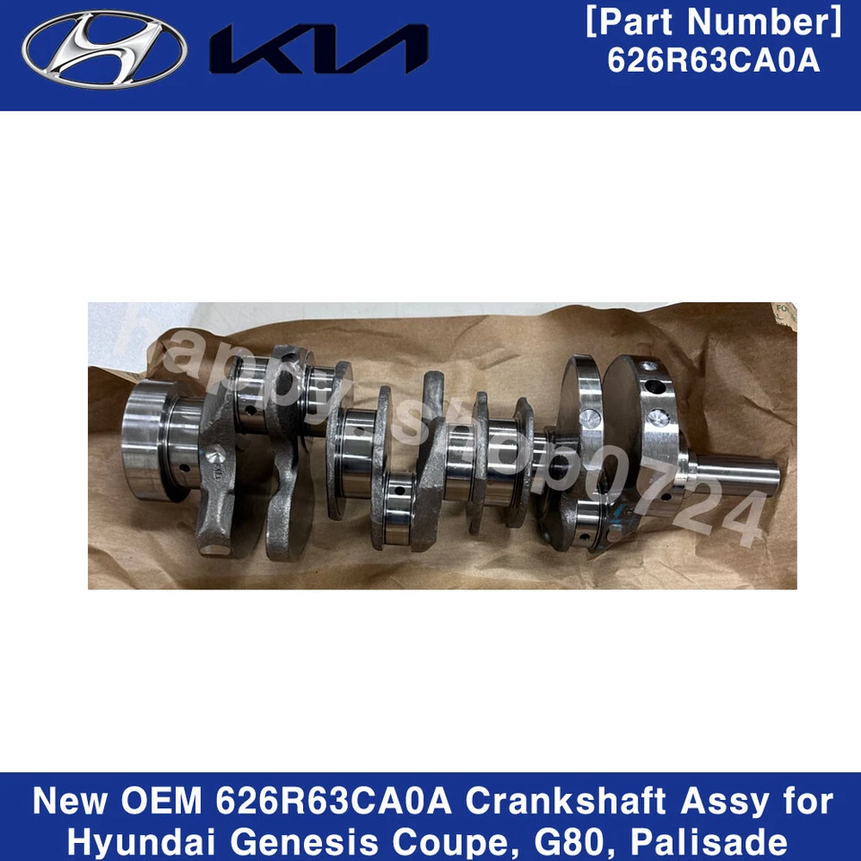 Nuevo conjunto de cigüeñal OEM 626R63CA0A para Hyundai Genesis Coupé, G80, Palisade Foto 2 de 4