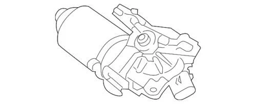 Genuine Kia Windshield Wiper Motor 98110 B2000