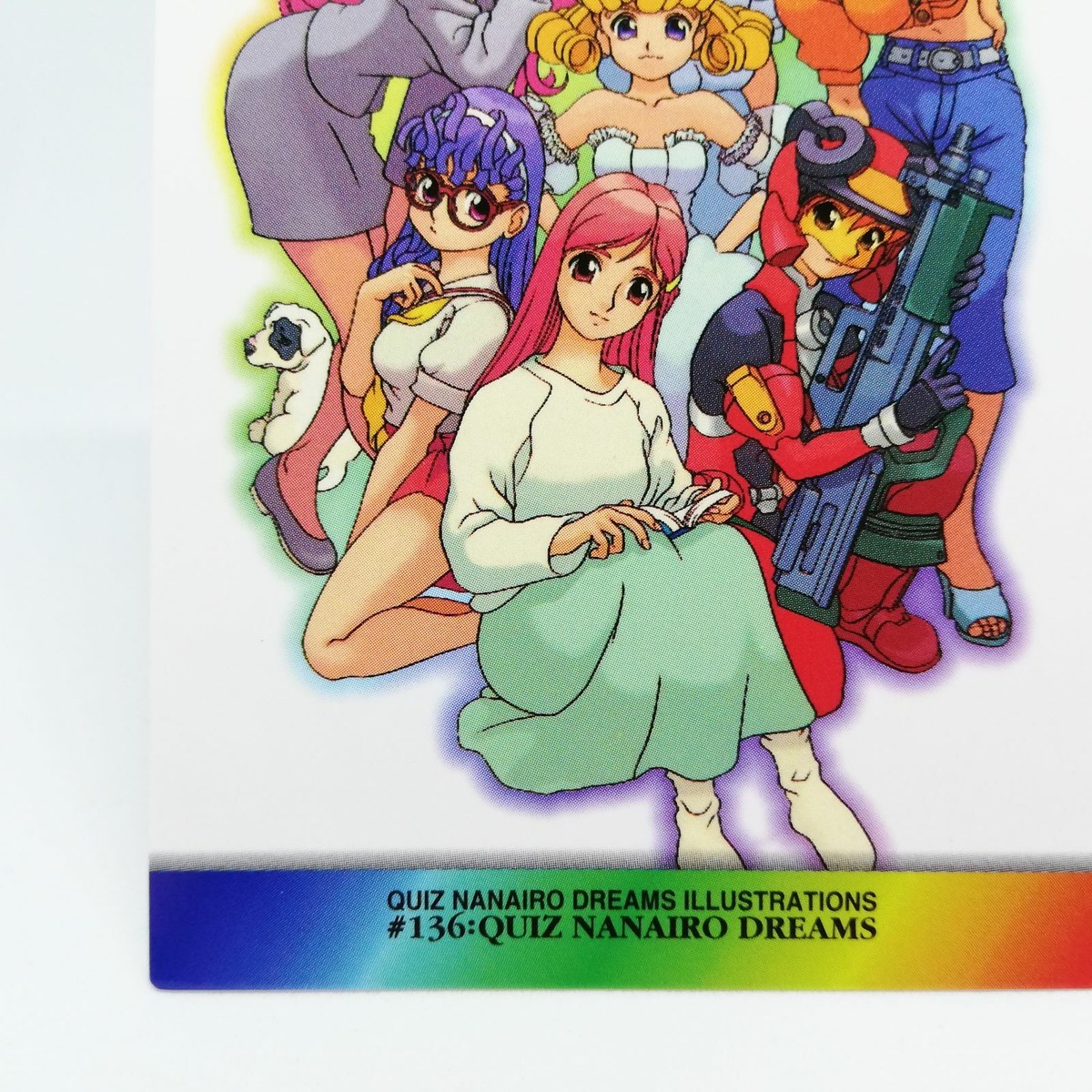 136 Quiz Nanairo Dreams Card Dass ALL CAPCOM WORLD 98 Japan Game