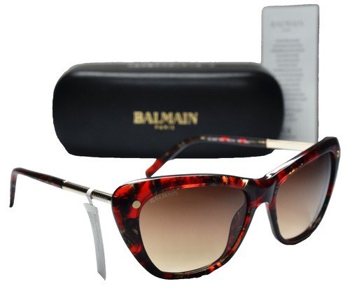 Balmain BL2105 05 Tortoise Brown Gold Sunglasses Brown Lens 