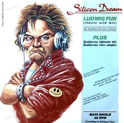 Silicon Dream - Ludwig Fun (Classic Acid Mix) Maxi Coloured Vinyl (VG+/VG+) '