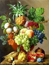 Still life fruit Tile Mural Kitchen Bathroom Wall Backsplash Ceramic 6x8