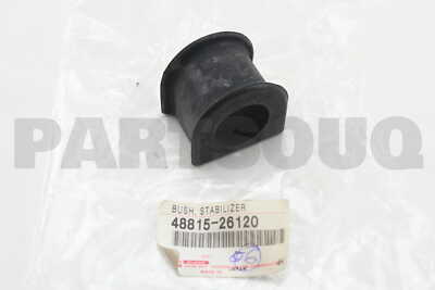 4881526120 Genuine Toyota BUSH, FRONT STABILIZER BAR, NO.1 48815 