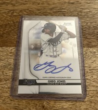 2020 Bowman Sterling Greg Jones Prospect Auto Autograph #BSPA-GJ Rays