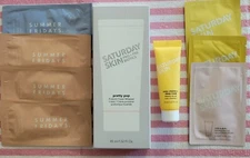 9 PC SKIN CARE: SATURDAY SKIN PRETTY POP, SLEEPING Mask,etc  + SUMMER FRIDAYS