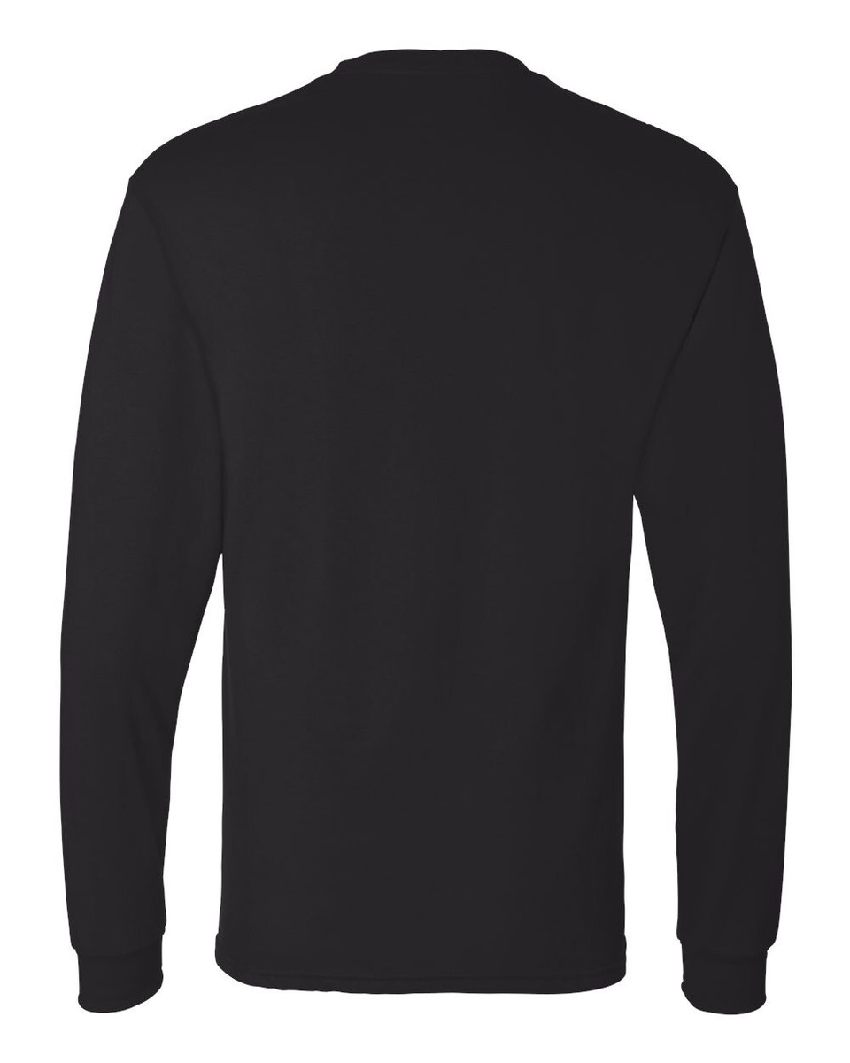 Hanes ComfortSoft Heavyweight T-Shirt - Black, XL, Preshrunk Cotton Tee