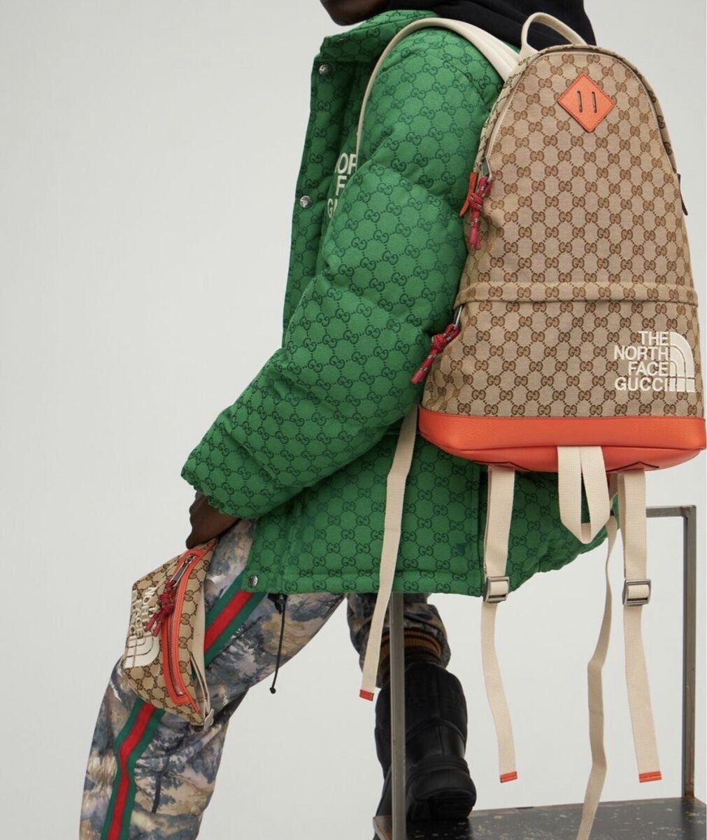 NWT Gucci x The North Face Backpack Beige/Orange Limited NWT Gucci x The North Face Backpack Beige/Orange Limited