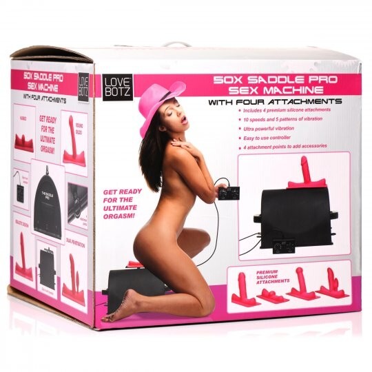 50X Saddle Pro Sex Machine with 4 Attachments TOP OF THE LINE! USA Seller! 