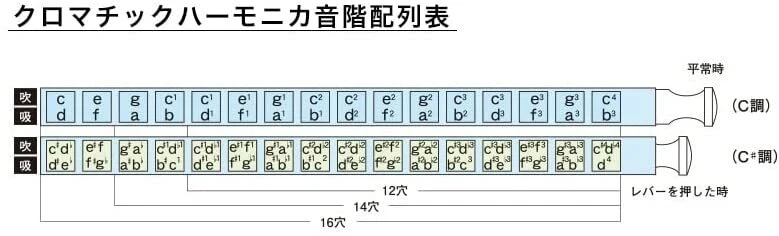 SUZUKI chromatic harmonica Standard Model SCX-48 12 Hole 48 Sound From Japan New - Image 3 of 4