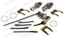 66-68 A & B-Body Door/Trunk Lock Set with Keys for Charger Coronet