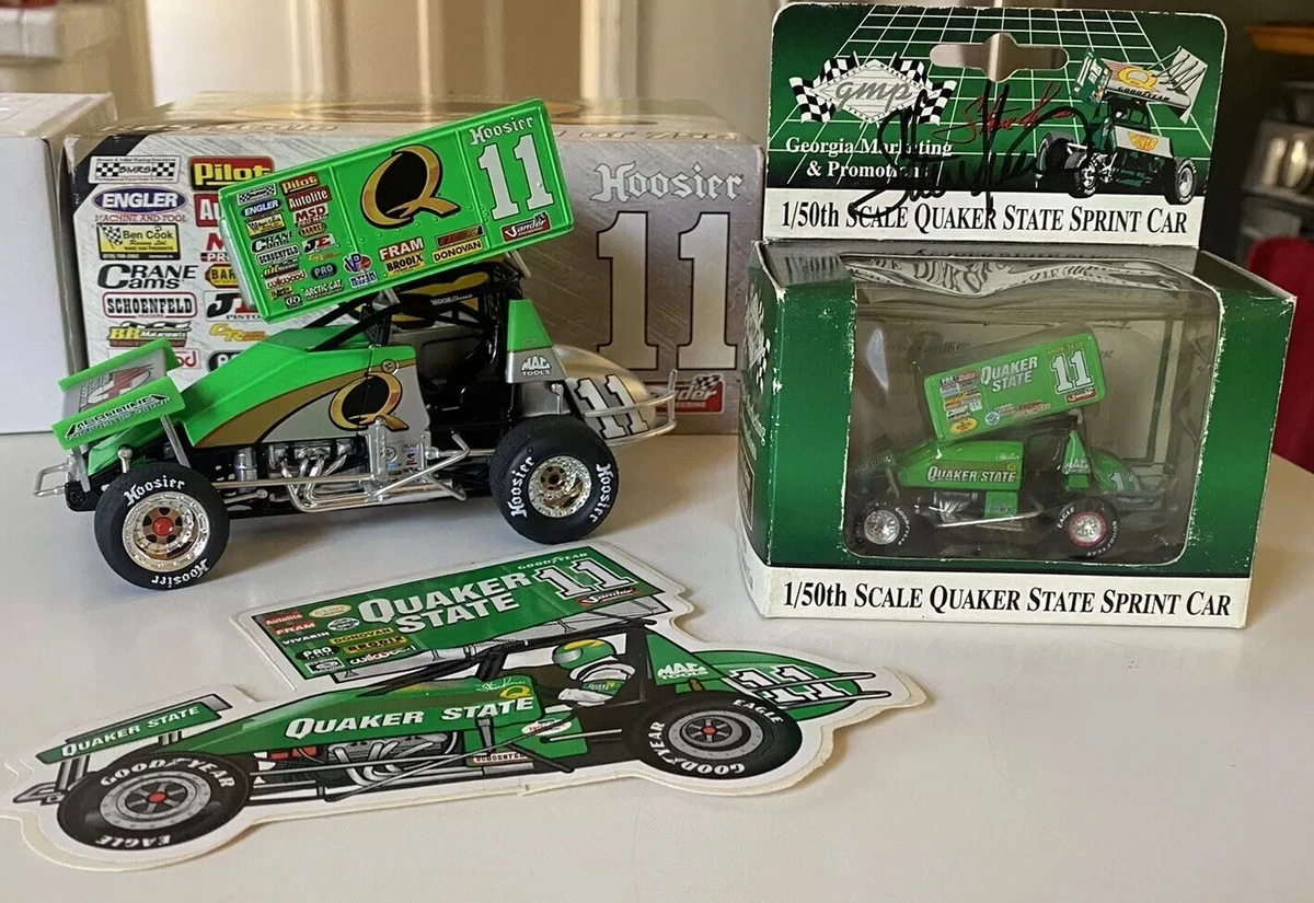 Miniature Sprint Car 1:24 Steve Kinser 2006 - ACTION/RCCA - Métal Brossé - Neuve