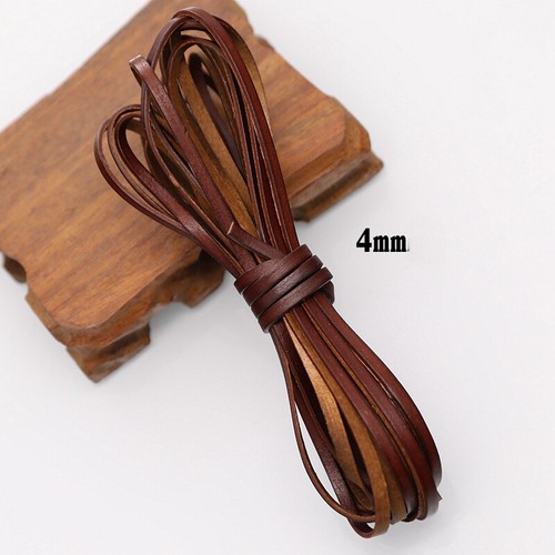 5M Simili Cuir Plat Cordon Corde DIY Bijoux Cuir Corde 3/4/5/8mm Accessoire - Bild 13 von 15