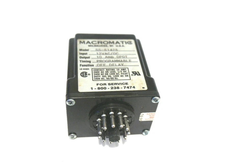 NEW MACROMATIC SS-61426 RELAY SS61426 - Image 2 of 3