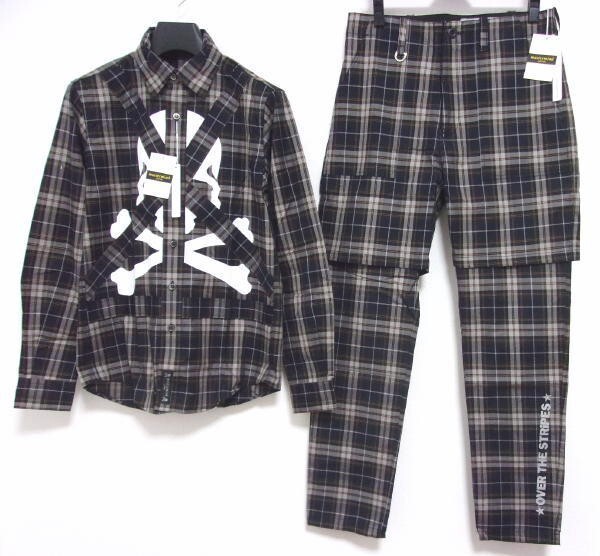 mastermind JAPAN × OVER THE STRiPES Setup size S | eBay