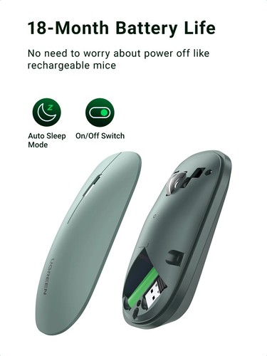Wireless Mice 40db For MacBook Pro M1 M2 iPad Tablet Computer Laptop PC 2.4G - Picture 19 of 29