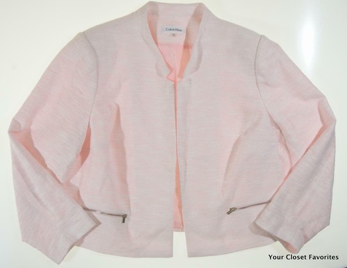 Calvin Klein Womens Cropped Tweed 