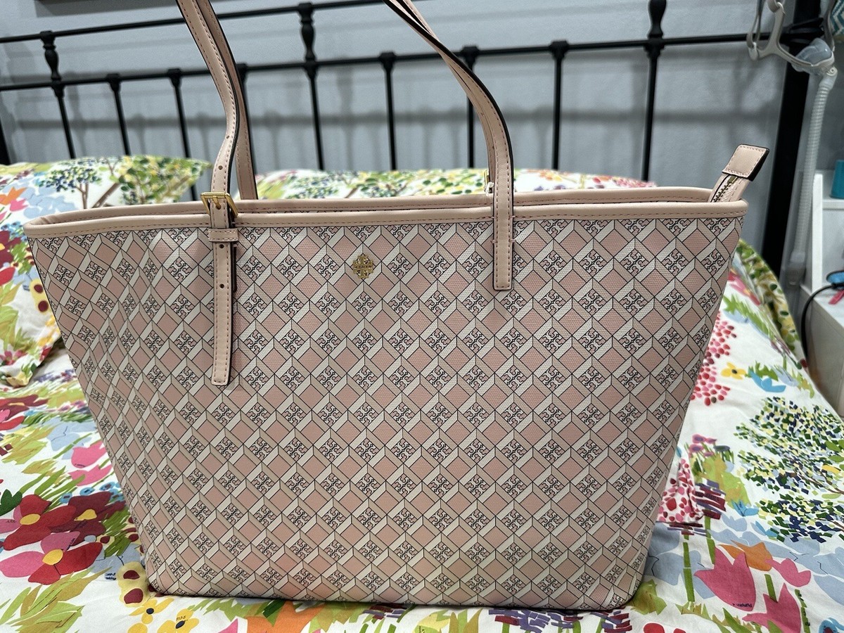 Tory Burch かごバッグ ベージュ トリーバーチ バスケットバッグ/かごバッグ/ショルダーバッグ