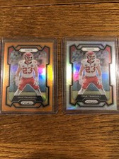 DRUE TRANQUILL 2023 PANINI PRIZM ORANGE PRIZM 189/249 #156 & Sliver Prizm