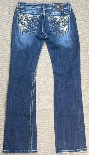 Miss Me JP5858B Boot Women's Bedazzled Jeans Size 30 (Actual 30x32.5) - Picture 9 of 11