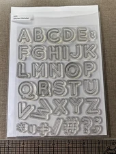 Simon Says Stamp Stitched Alphabet Stamp Set