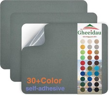 Canvas Repair Patch 9 11 Inch 3Pcs Waterproof Self-Adhesive 9" 11" 3PCS, Grey