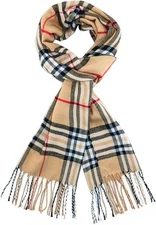 vimate Plaid Scarf for Men Women Super Soft Classic Tartan Checkered Neck