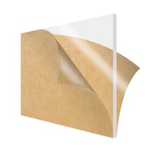 Acrylic Sheet Clear Cast Plexiglass 12  x 12  Square Panel 3/8  Thick 10mm ...