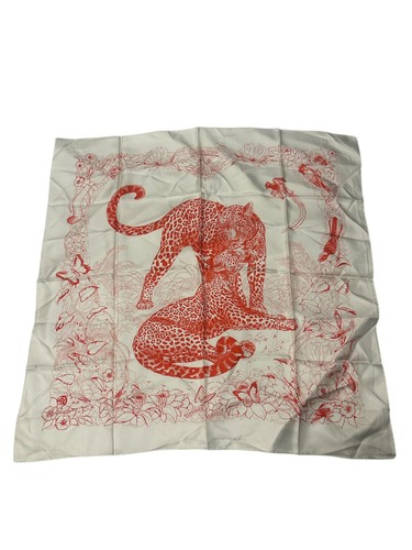 Hermes Carre 90 Silk Scarf “Jungle Love” by Robert Dallet