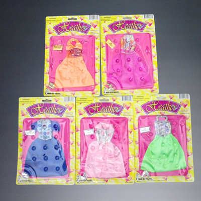 VINTAGE 5PC REGENT GOOD OLD VALUES HEATHER BALL GOWNS 11.5'' FASHION DOLL OUTFITS