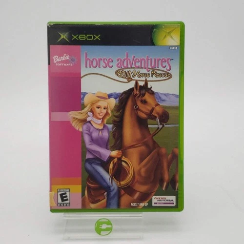 Barbie Horse Adventures Wild Horse Rescue (Microsoft Xbox, 2003)